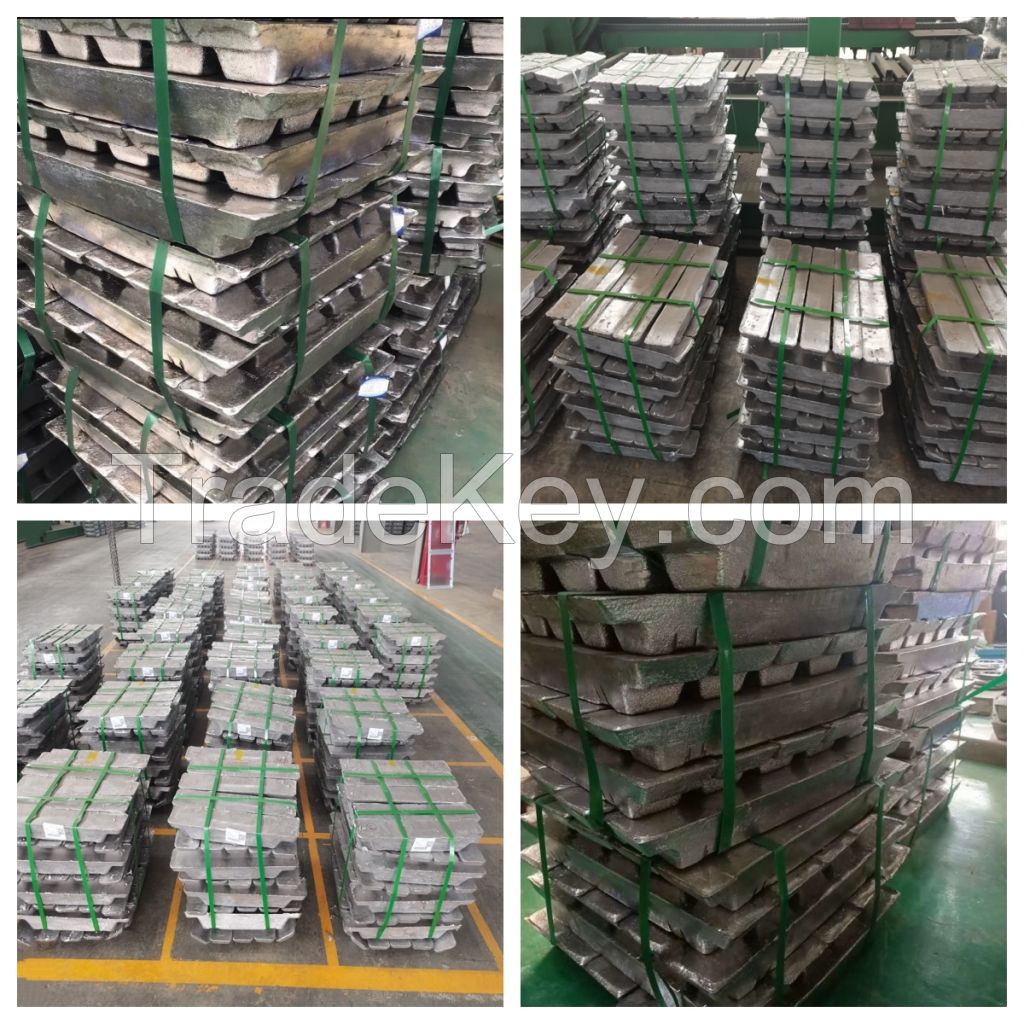 Factory Supplier Silvery Grey Lead Ingot 99.994% Bulk Lead Metal For Battery