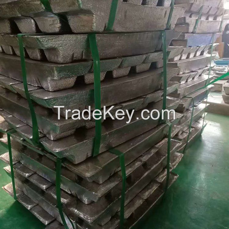 Factory Supplier Silvery Grey Lead Ingot 99.994% Bulk Lead Metal For Battery