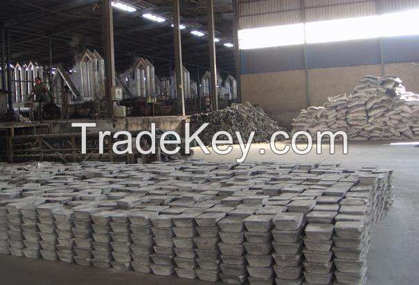 Wholesale High Quality Antimony Ingtots Antimony Metal Ingot Pure Case Silver White Customized Wooden Packing