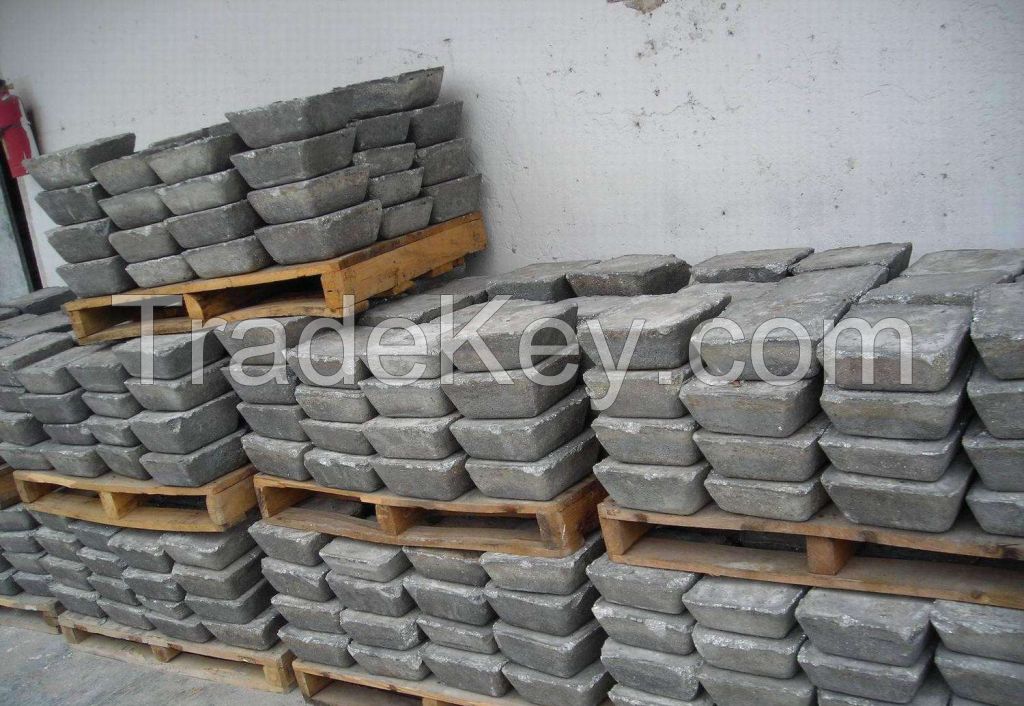 Pure Antimony Ingot 99.95% Metal Ingot Material Non-alloy Antimony Used For Metallurgy And Storage Battery