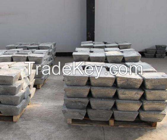 Silver Antimony Ingot High Purity Antimony Metal Ingots For Metallurgy And Storage Battery Factory Outlet Sale