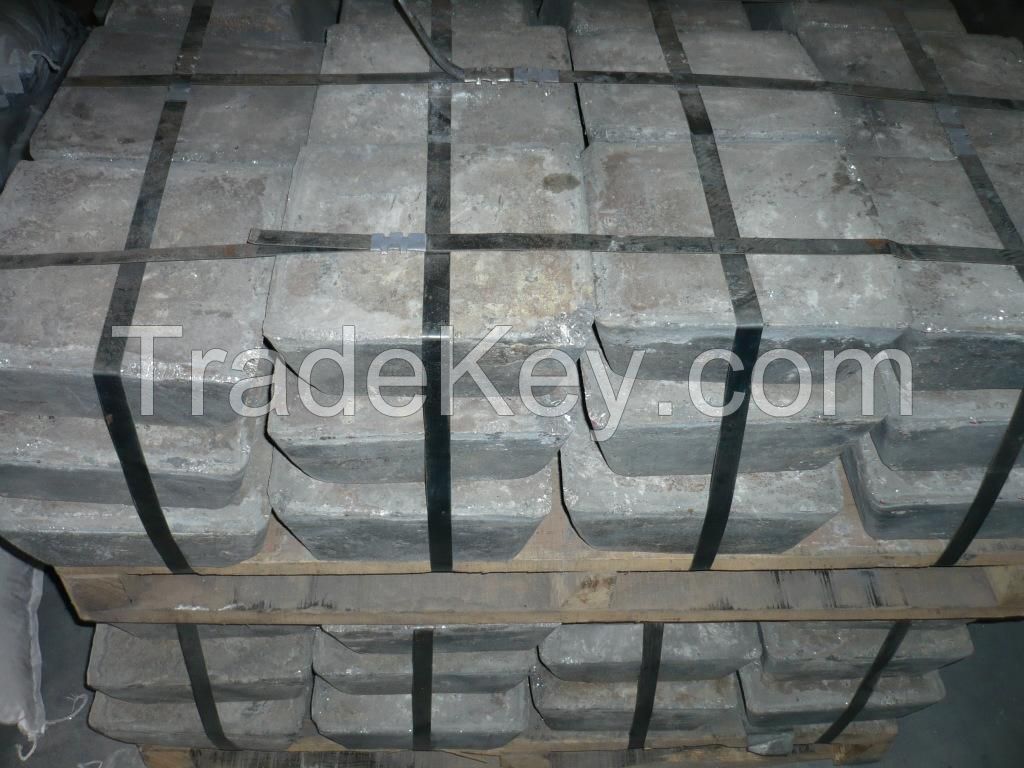 Pure Antimony Ingot 99.95% Metal Ingot Material Non-alloy Antimony Used For Metallurgy And Storage Battery