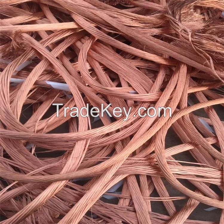 Warehouse For Scrap Of Red Copper Wire Scarp Min 99.99% Yellow Copper Wire for Large Stock