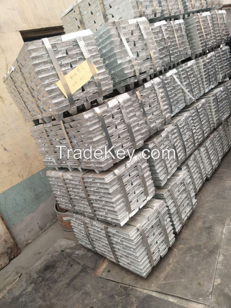 2023 Hot Sale High-purity Cheap Zinc Ingot 99.7% 99.9% Zinc Alloy Ingot