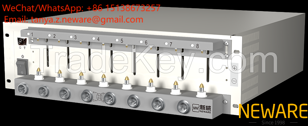 Cylindrical battery capacity tester