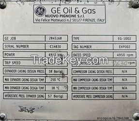 GE TURBO EXPANDER GENERATOR NEW