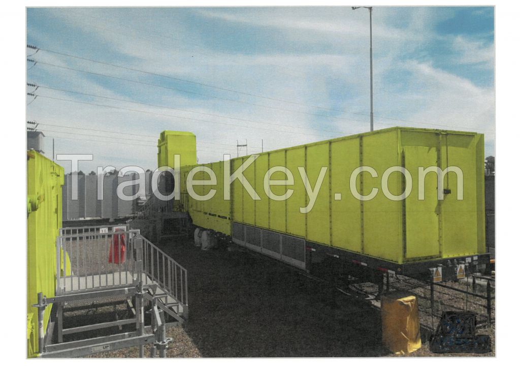 MOBILE TYPE GAS TURBINE GENERATOR 22MW NEW 50/60HZ