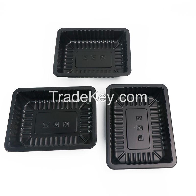 Evoh Pp Food Sealing Disposal Cheap Clear Plastic Plates Display Trays For Food Microwave Plastic Frozen Food Meat Packing Tray