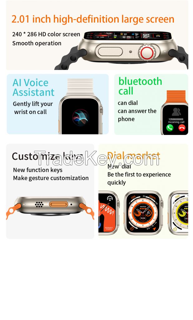 Android Smartwatch Ultra Mobile Phone Calling Android Smart Watch