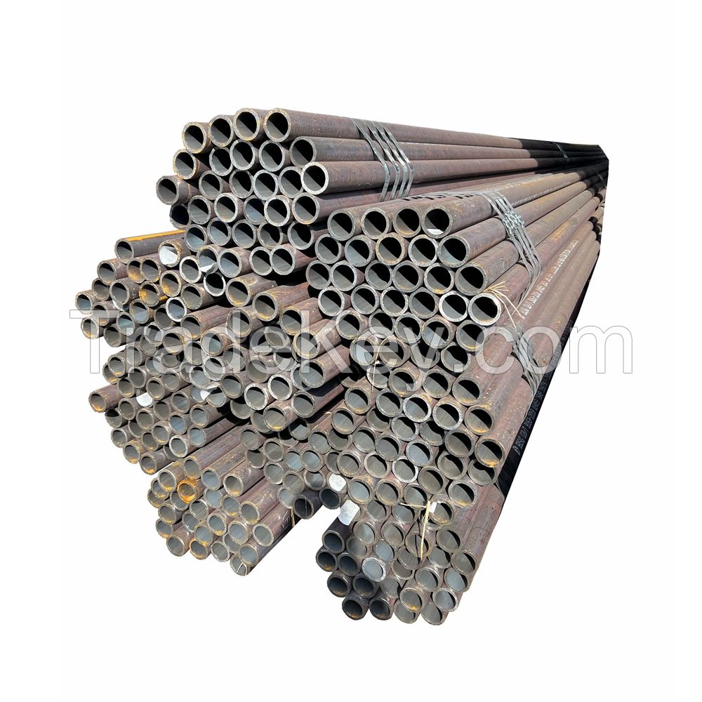 Thick Wall ST37 ST52 Q345B 1045 seamless steel pipe hollow bar
