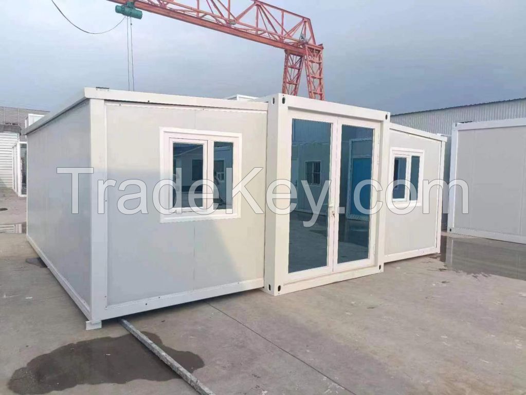 Prefabricated container house, expandable container house for living, farm house