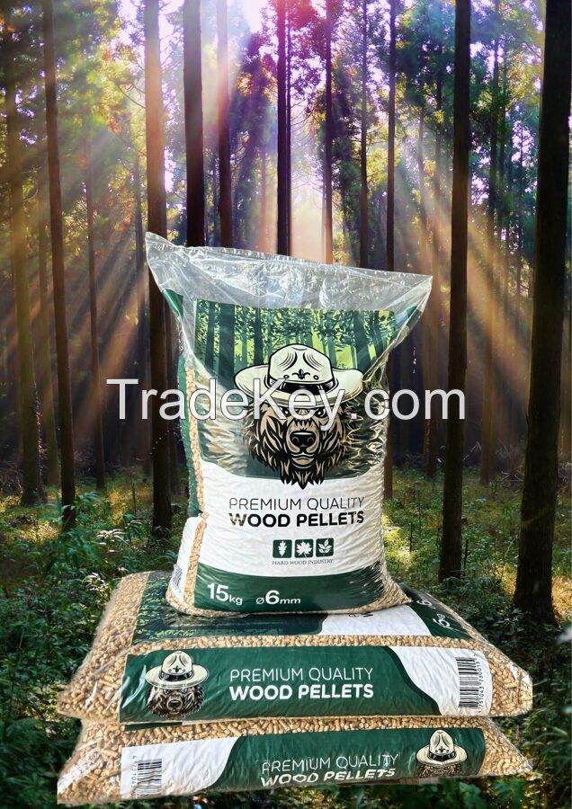 Premium Wood Pellets EN Plus A1, 6mm and 8mm