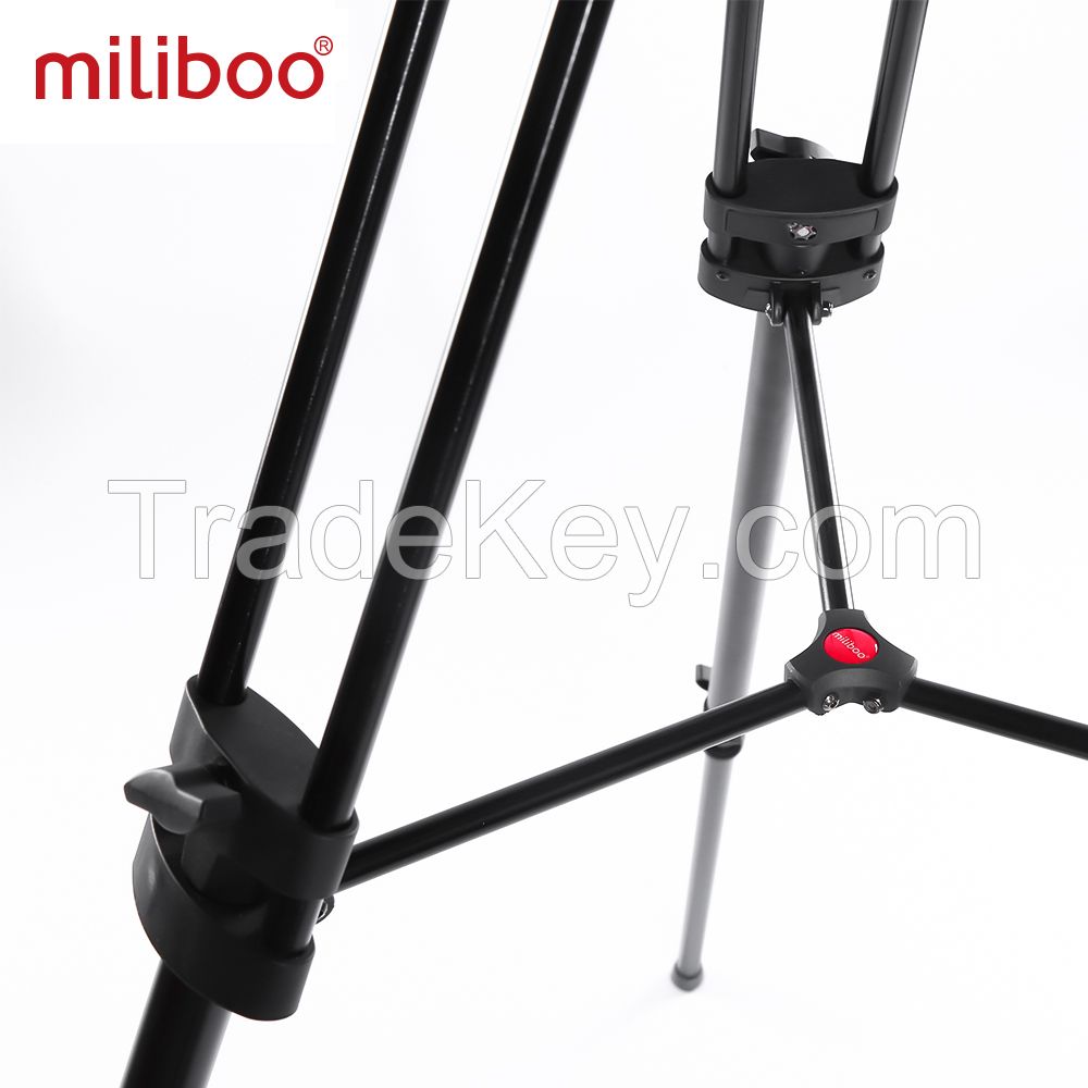 Miliboo Mtt606A Aluminum Professional Camera Tripod with portable fluid head