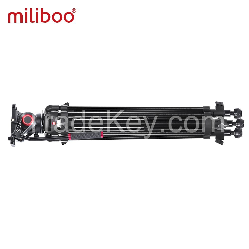 Miliboo Mtt606A Aluminum Professional Camera Tripod with portable fluid head