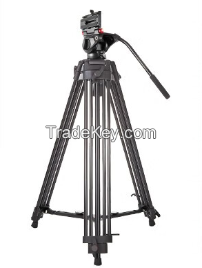 Miliboo Mtt608 Aluminum Long Type Tripod with Vertical Shooting Fluid Head