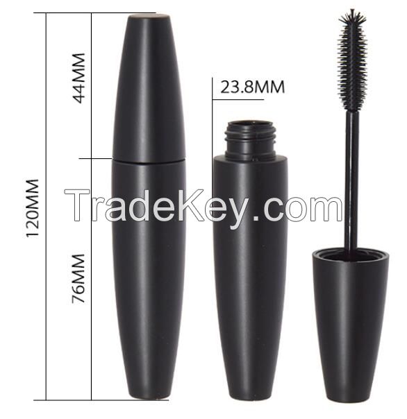 plastic black mascara tube bottle for color cosmetic