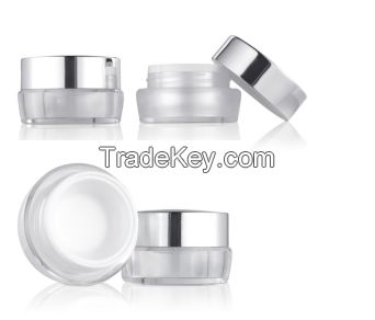 Transparent cream bottle plastic cosmetic package