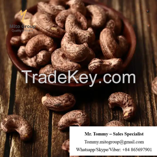 Free Samples Roasted Cashew Nuts 240 with Salt with BRC HACCP ISO FREE TAX