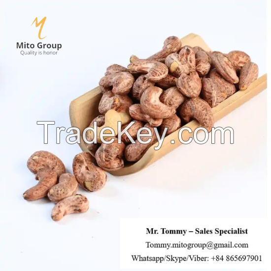 Free Samples Cashew Nuts Roasted with Skin W180 BRC HACCP ISO FREE TAX