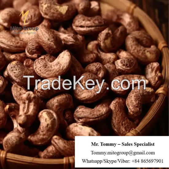 Free Samples Roasted Cashew Nuts 320 with Salt for Healthy Snack with BRC HACCP ISO FREE TAX