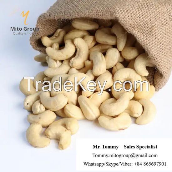 Free Samples Cashew Nuts Wholesale Price WW180 Raw BRC ISO HACCP Certific FREE TAX