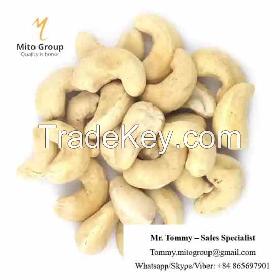 Free Samples Cashew Nuts Wholesale Price WW180 Raw BRC ISO HACCP Certific FREE TAX