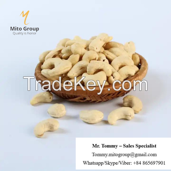 Free Samples Cashew Nuts Wholesale Price WW180 Raw BRC ISO HACCP Certific FREE TAX