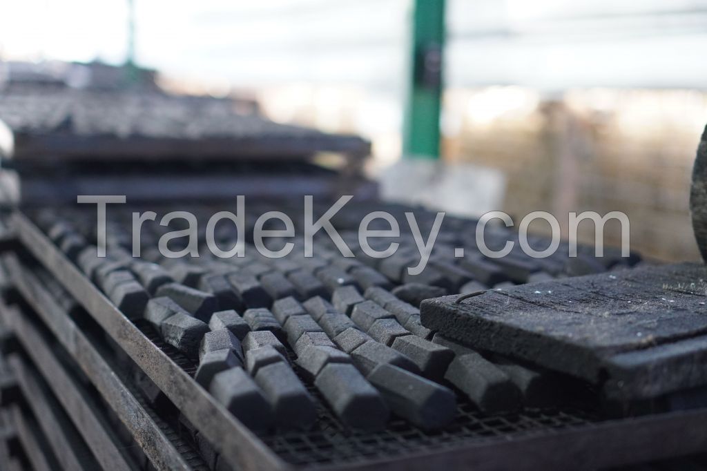 Coconut charcoal briquettes