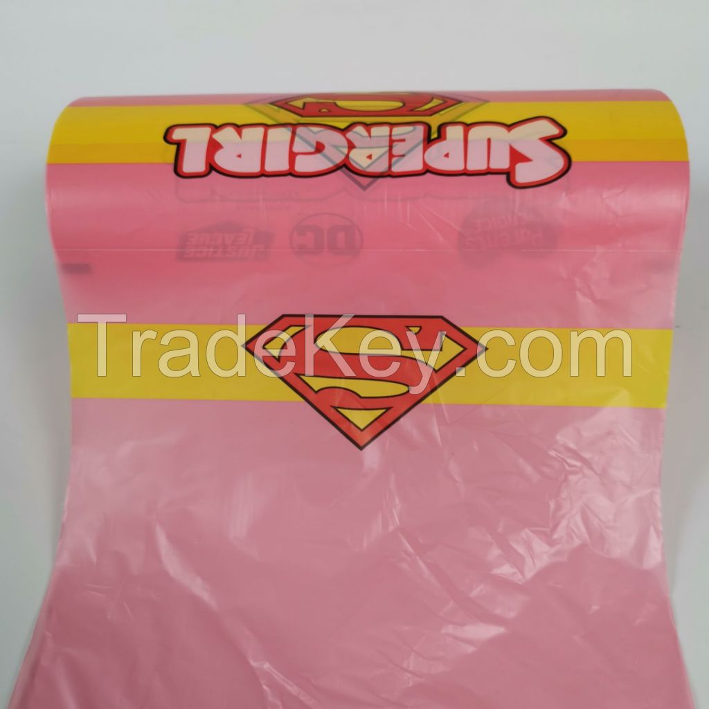 Custom Baby Diaper Raw Materials Breathable Printed Pe Film Sanitary Napkins