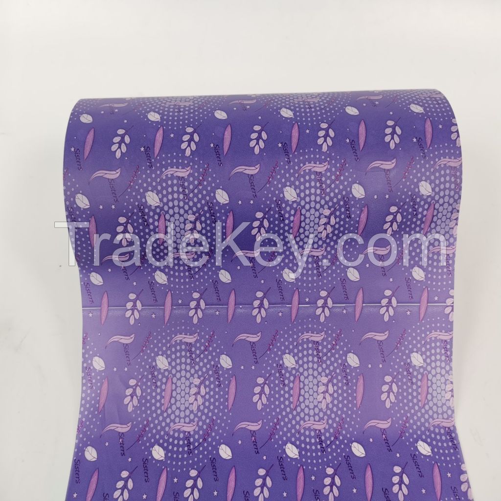 Pe Film For Adult Diapers Material Print Unbreathable Film Custom