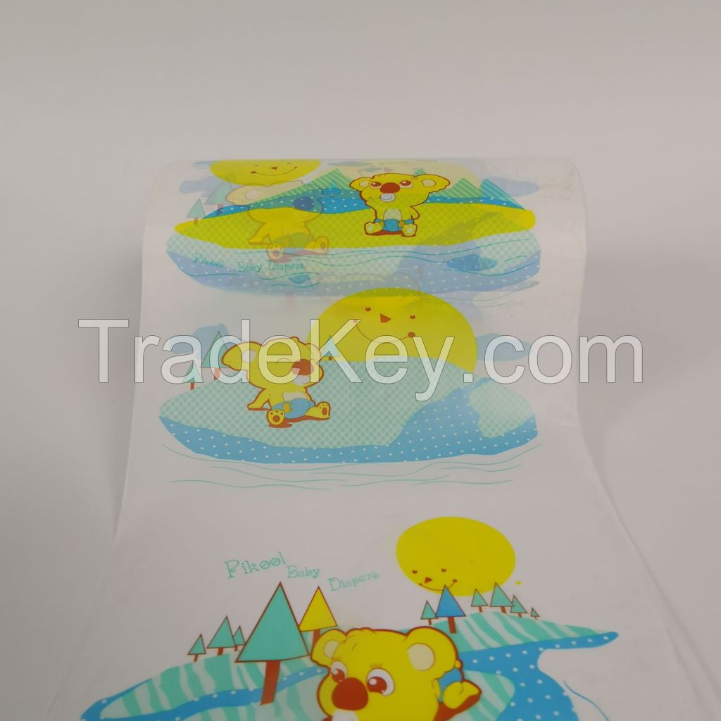 Breathable Printed Pe Film For Diapers Sanitary Npkins Materials