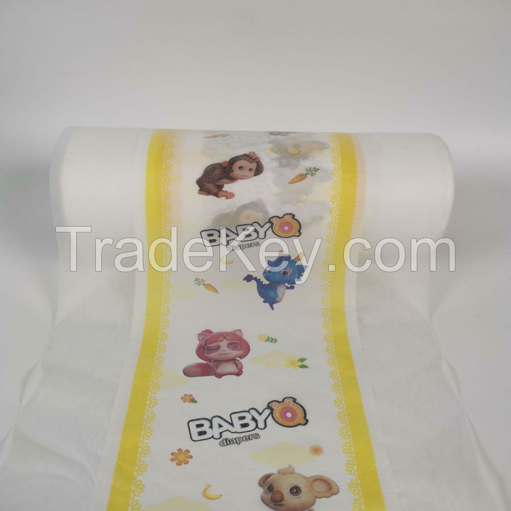 Baby Diapers Raw Materials Pe Film Backsheet For Diaper Layer