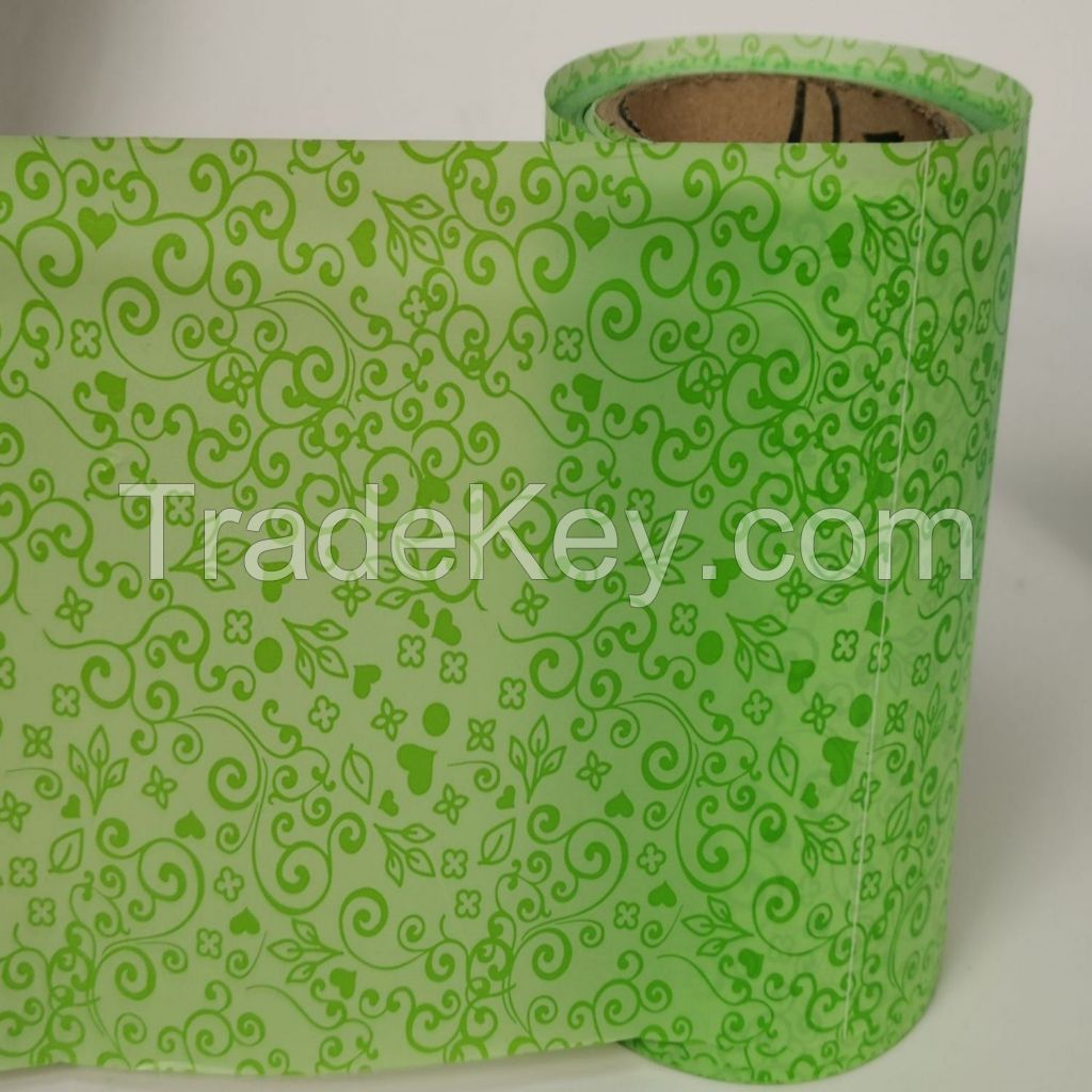 Breathable Printed Pe Film For Diapers Sanitary Npkins Materials