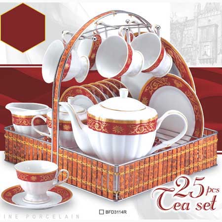 25pcs tea set