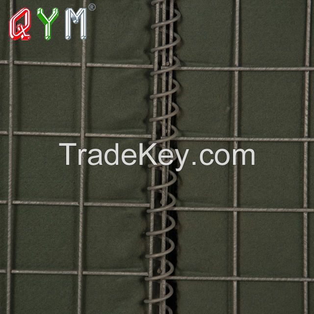 Galvanized Defensive Barrier Welded Defence Barrier Gabion Box