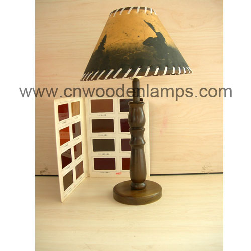 Wooden lamp