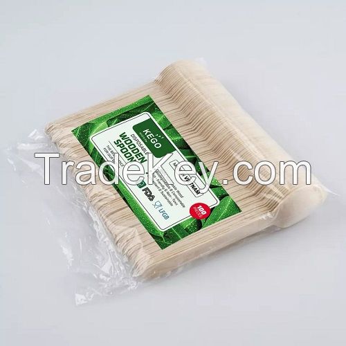 forestry magnolia disposable wooden spoon made in Vietnam +84933665346