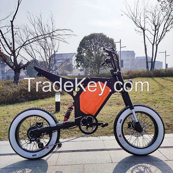 Source Factory Hot Selling 20 inch Electric Mountain Bike with Fat Tires Shock Absorber Off-road Electric Bicycle