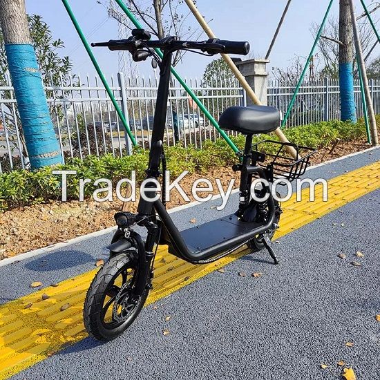 Adult Foldable Electric Scooter Small Electric Scooter Super Lightweight Portable City Commuting Riding Lithium Battery Bike