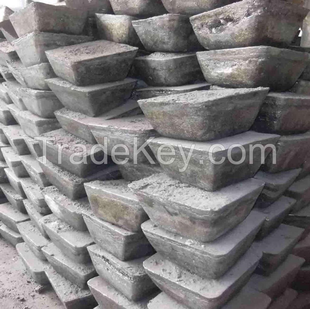 Pure Antimony Ingot 99.95% Metal Ingot Material Non-alloy Antimony Used For Metallurgy And Storage Battery