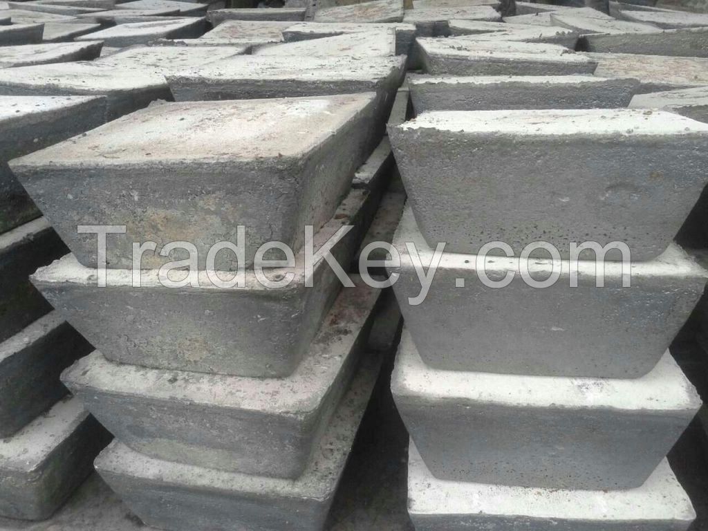 Pure Antimony Ingot 99.95% Metal Ingot Material Non-alloy Antimony Used For Metallurgy And Storage Battery