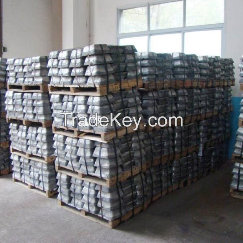 Pure Antimony Ingot 99.95% Metal Ingot Material Non-alloy Antimony Used For Metallurgy And Storage Battery