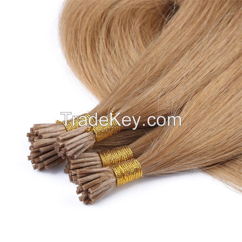 high quality prebonded hair extensions I tipped hair extensions stick hair 613#