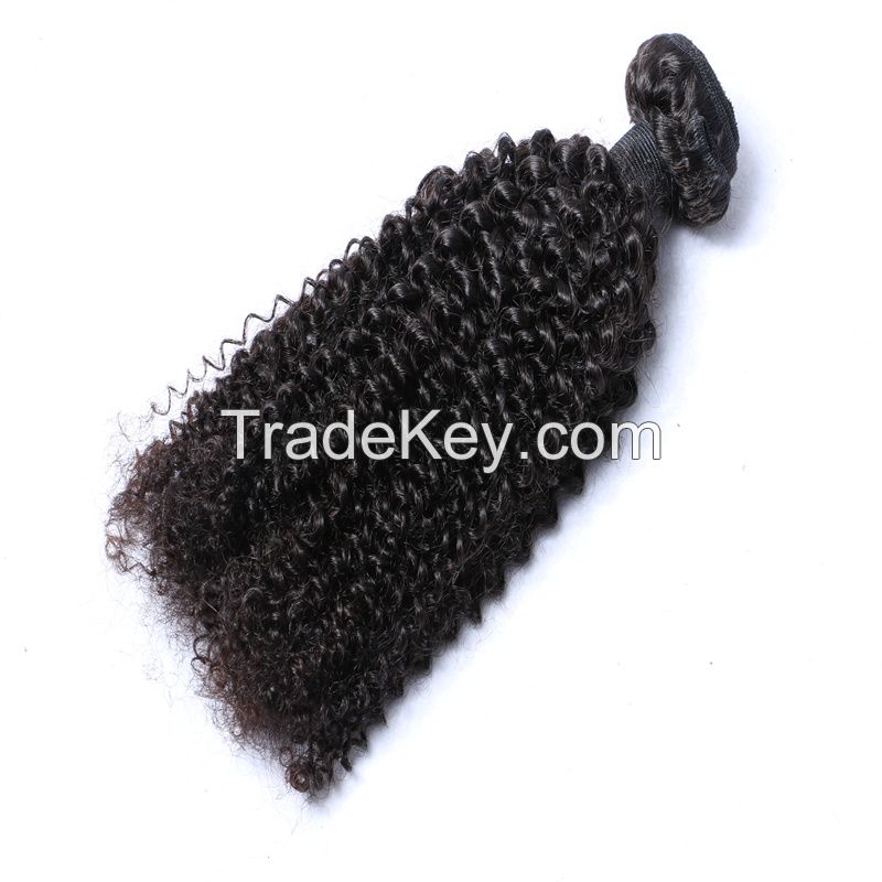 Raw Virgin Cuticle Aligned Hair, Virgin Indian Human Hair Weavings Wave and Curly