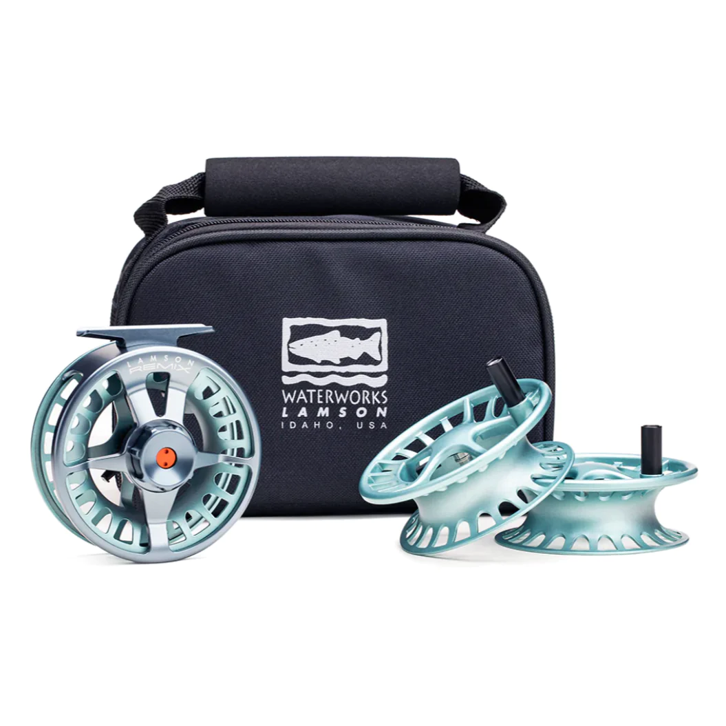 Lamson Remix -5+ Fly Reel 3-Pack Glacier