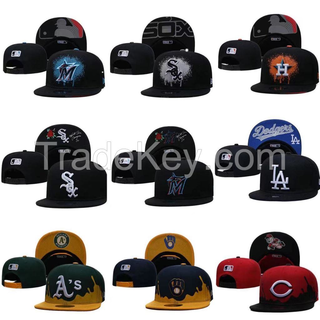 designer hat Men's Baseball Fitted Hats Classic Black Color Hip Hop Chicago Sport Full Closed Design Caps baseball cap Chapeau Stitch Heart Hustle Flowers new era cap