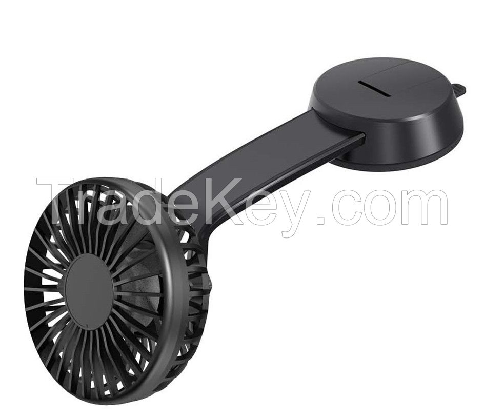 Top Selling Car Vent 4&amp;amp;quot; USB Fan Strong Winds 3 Speeds 360 Rotation Air Circulating Mini Fan Suitable for Car Cooling