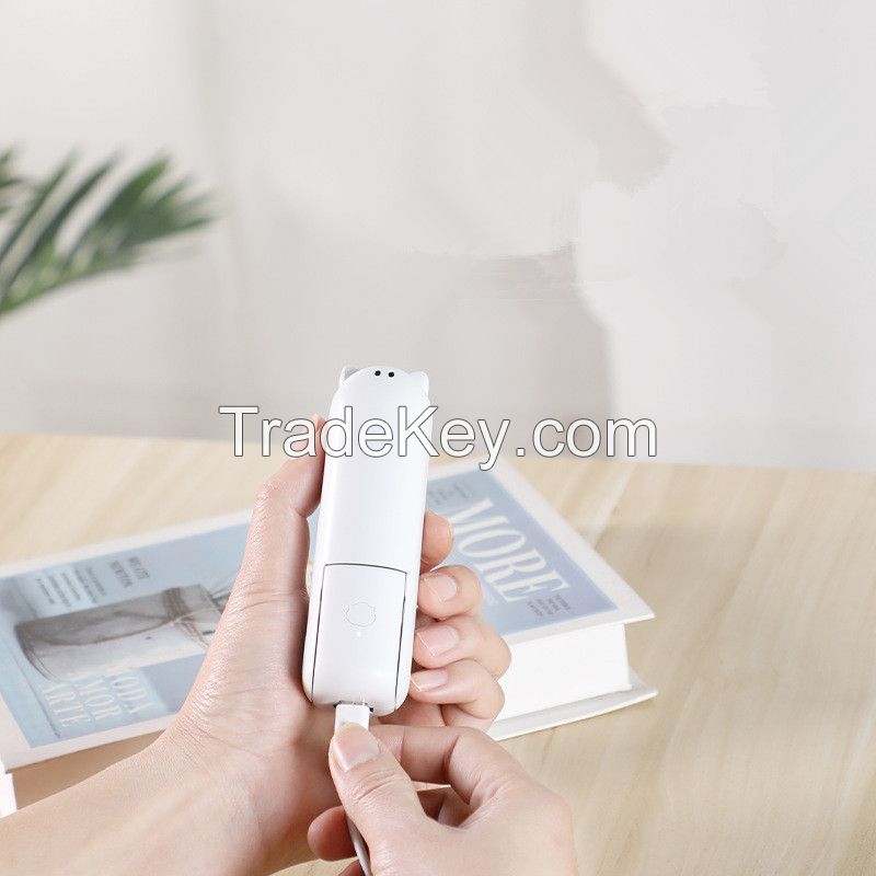 Outdoor Portable Hand Folding USB Rechargeable Fan Desktop Gift Mini Pocket Fan