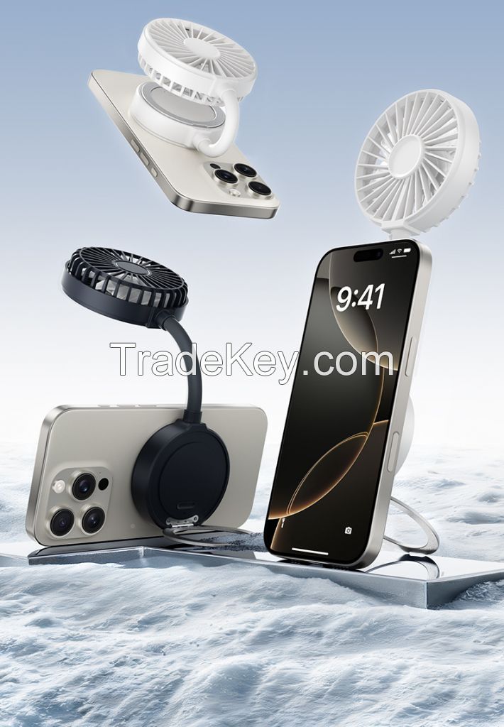 hot selling mini portable cooling handheld fan with magnetic phone holder