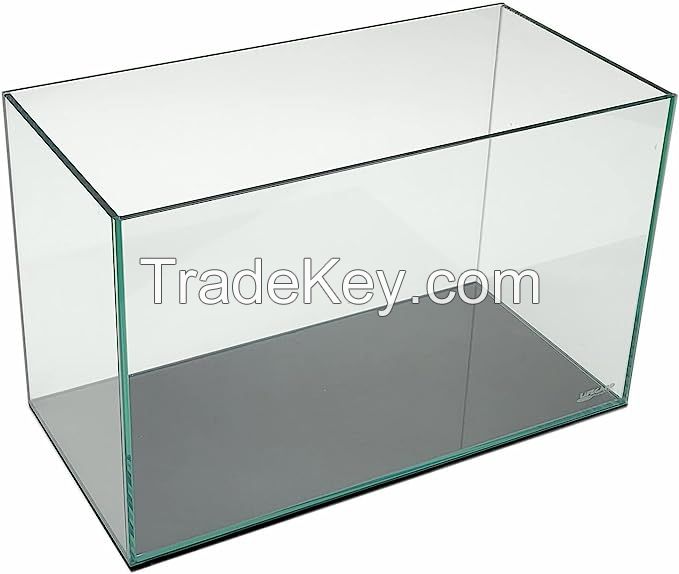  6 Gallon Clear Ultra-low Iron Glass Rimless Bookshelf Aquarium Tank , Reef Tank, 5mm